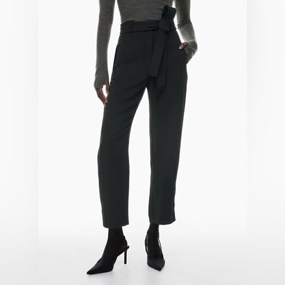 ARITZIA Wilfred black high waisted pants - Picture 6 of 12